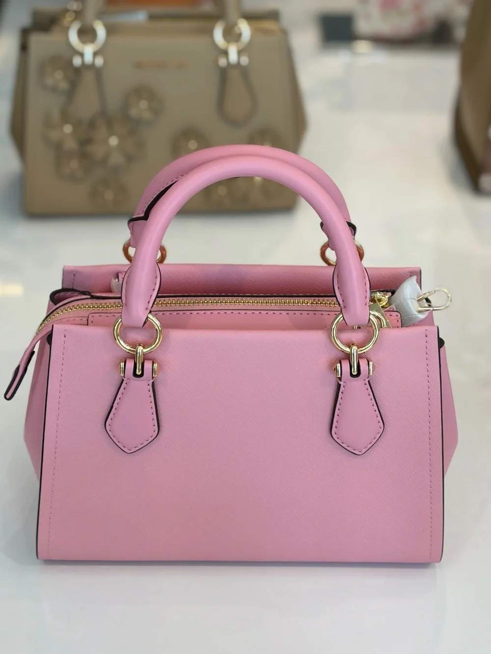 MICHAEL KORS  Marilyn Small Floral Embellished Satchel